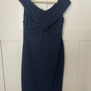 Elegant Navy Blue Dress